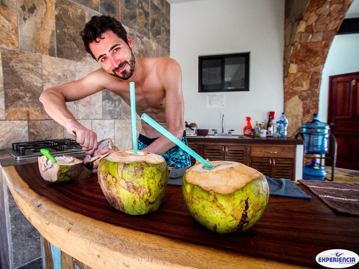 Experiencia Surf Camp Pansiyon Brisas de Zicatela Dış mekan fotoğraf